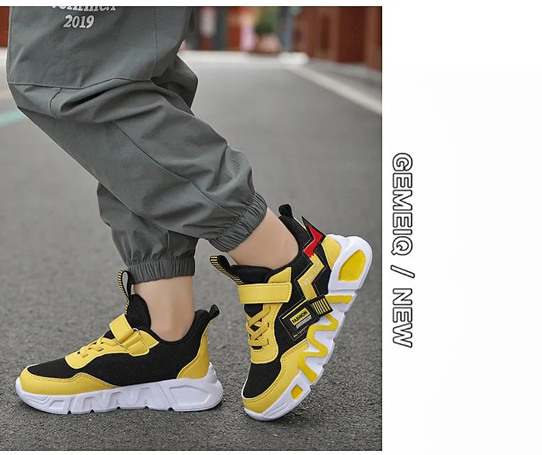 Boys Back To School Mesh Casual Sport Sneakers