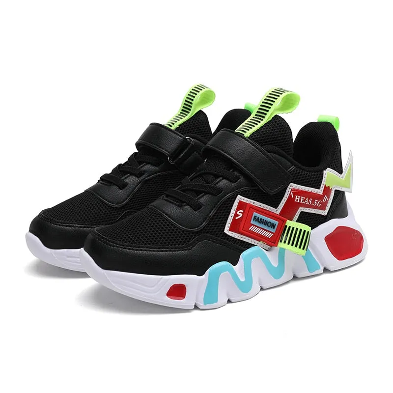 Boys Back To School Mesh Casual Sport Sneakers
