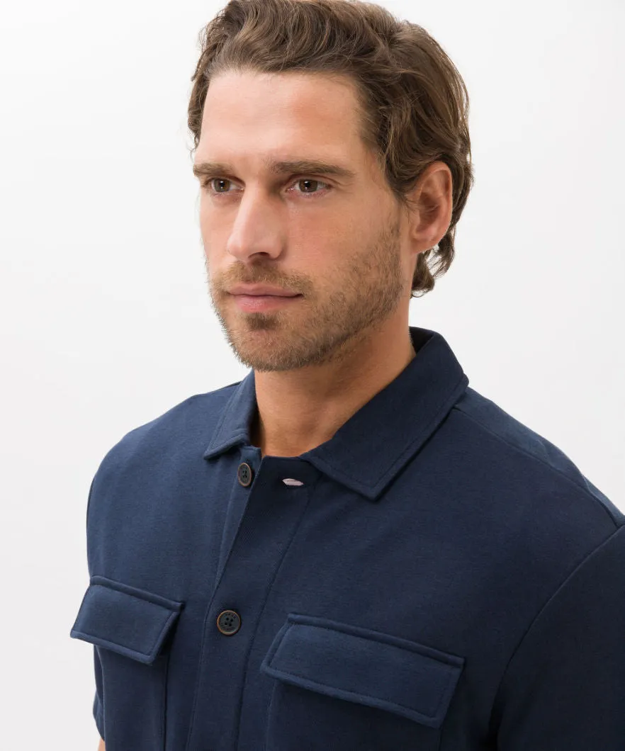 Brax Stanley Polo Overshirt - Sea