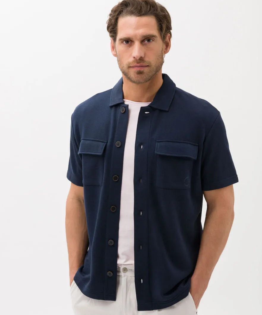 Brax Stanley Polo Overshirt - Sea