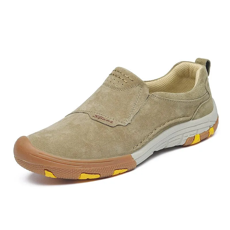 Breathable Men Leather Casual Shoes