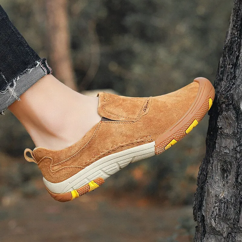 Breathable Men Leather Casual Shoes