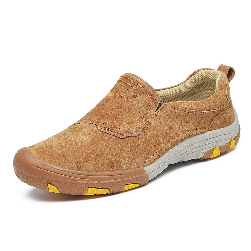 Breathable Men Leather Casual Shoes