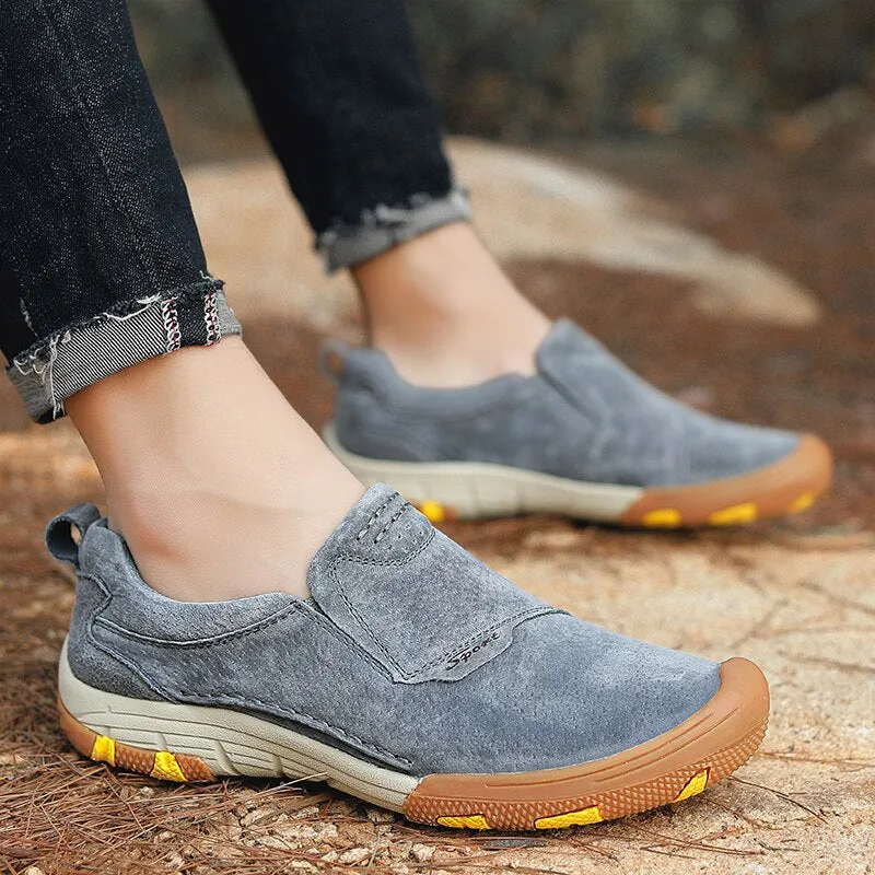 Breathable Men Leather Casual Shoes