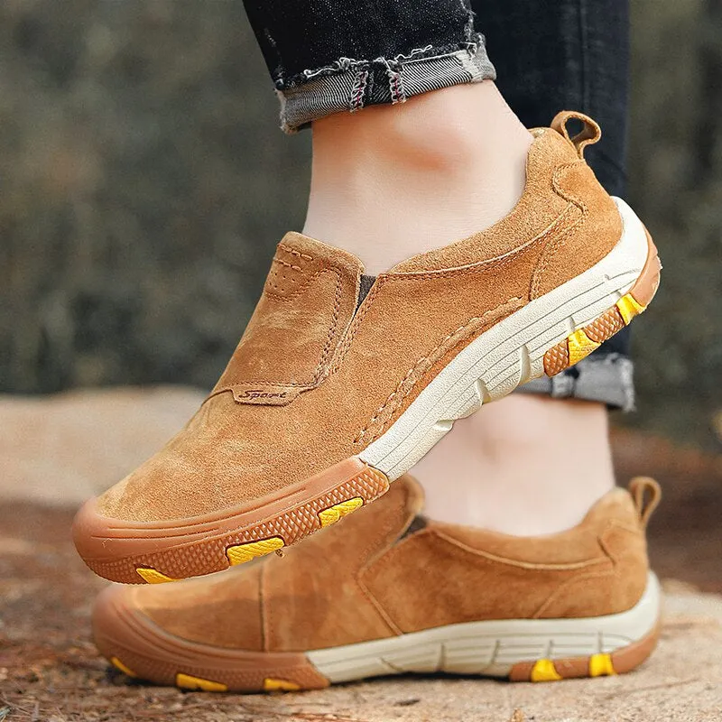 Breathable Men Leather Casual Shoes