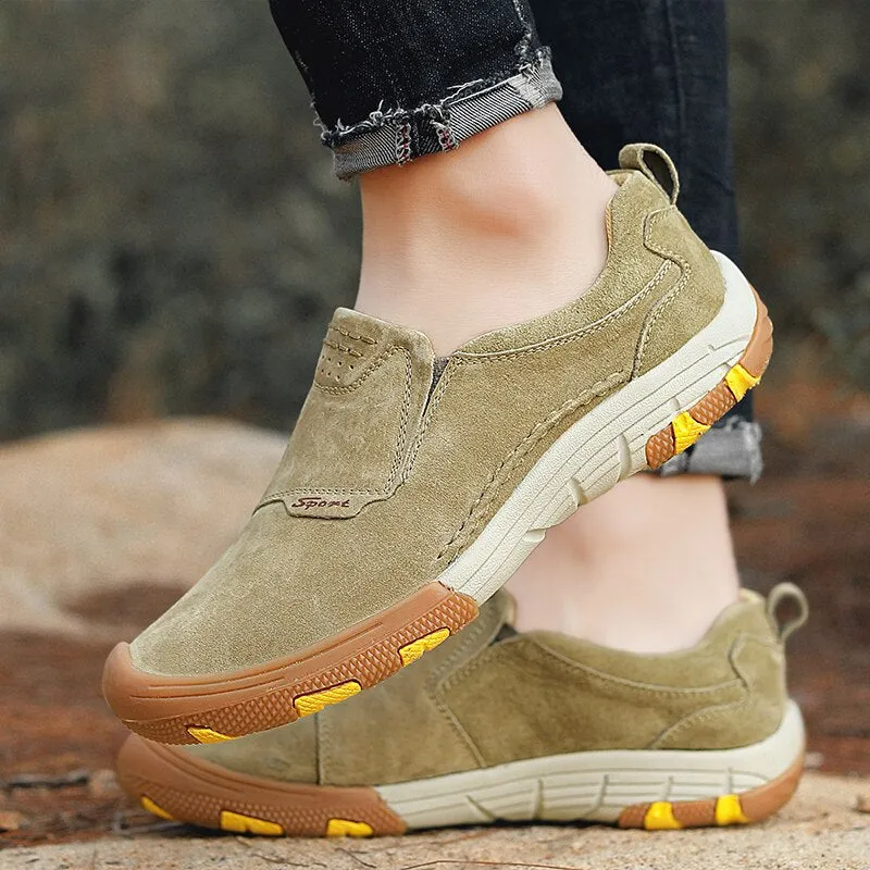 Breathable Men Leather Casual Shoes
