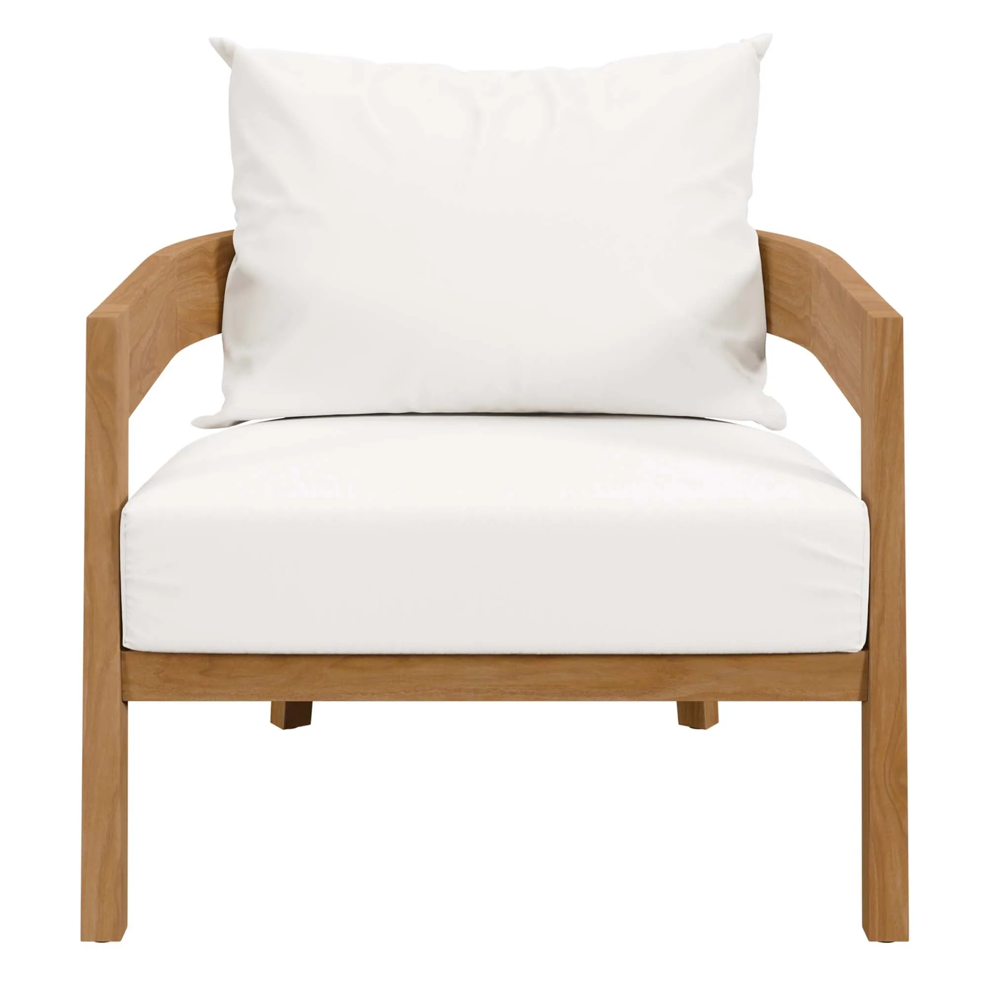 Brisbane Teak Wood Outdoor Patio Armchair by Modway