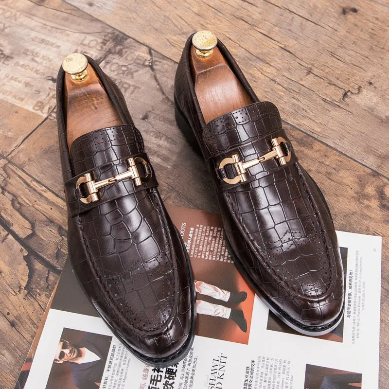 Brogue Luxury Men's Genuine Leather Dress Shoes