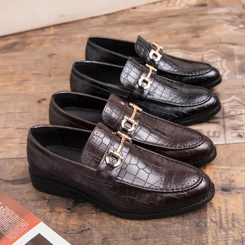 Brogue Luxury Men's Genuine Leather Dress Shoes