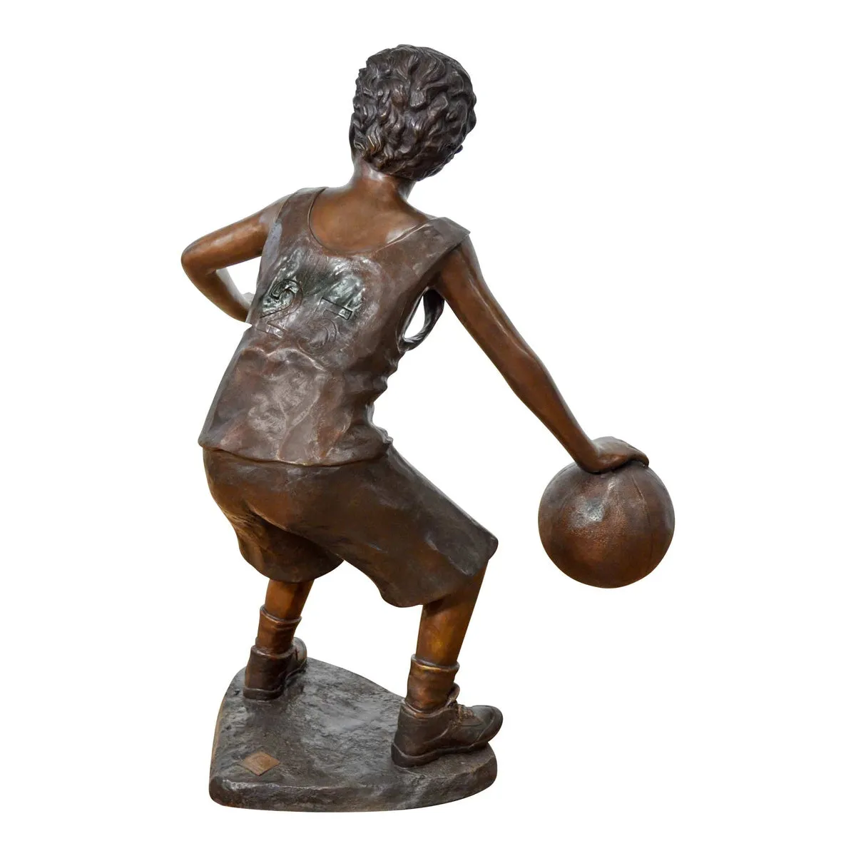 Bronze Basketball Statue