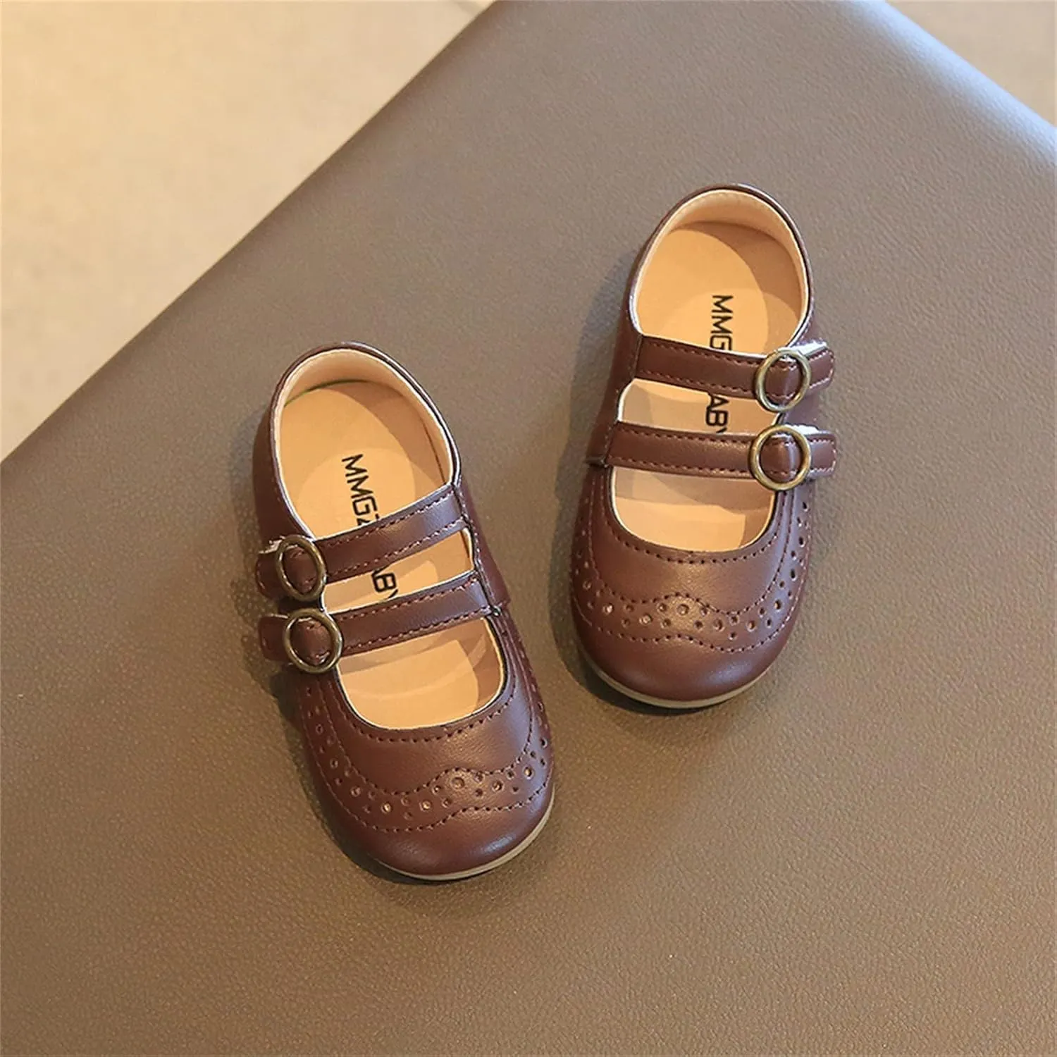 Buckle Shoes Summer And Autumn Girls Boots Cute Flat Hollow Hollow Breathable Comfortable Toddler Shoe Size 4