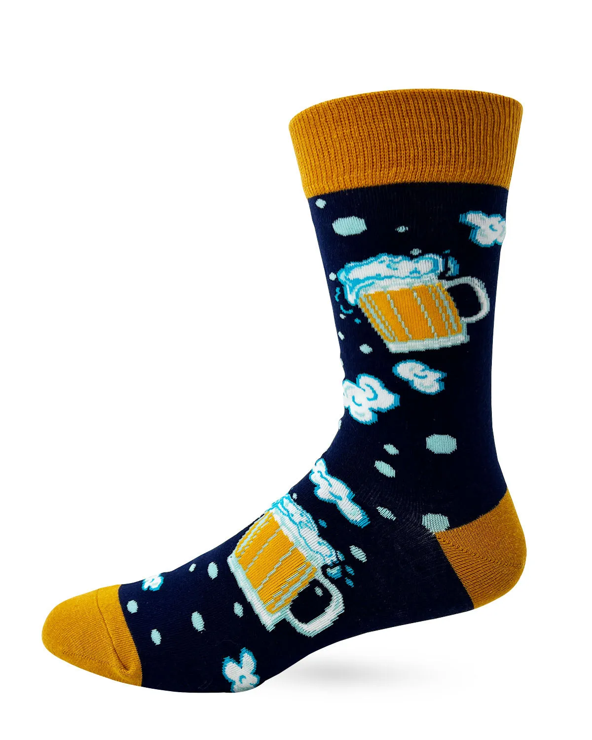Building My Dad Bod One Beer At A Time Men's Novelty Crew Socks