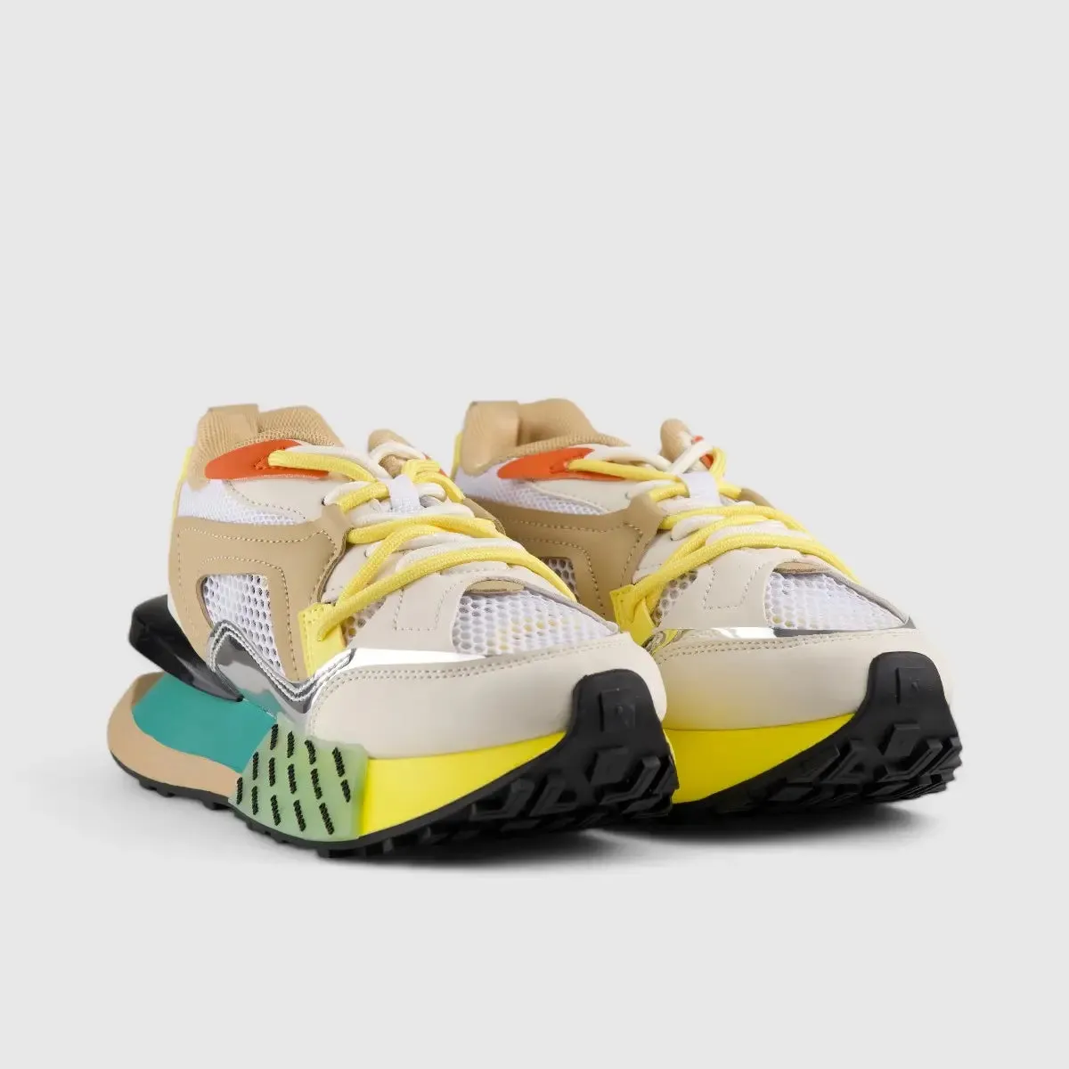 Bulletti Ladies Statement Sneaker Beige 17385