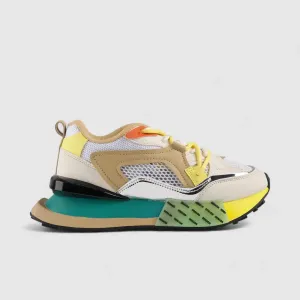 Bulletti Ladies Statement Sneaker Beige 17385