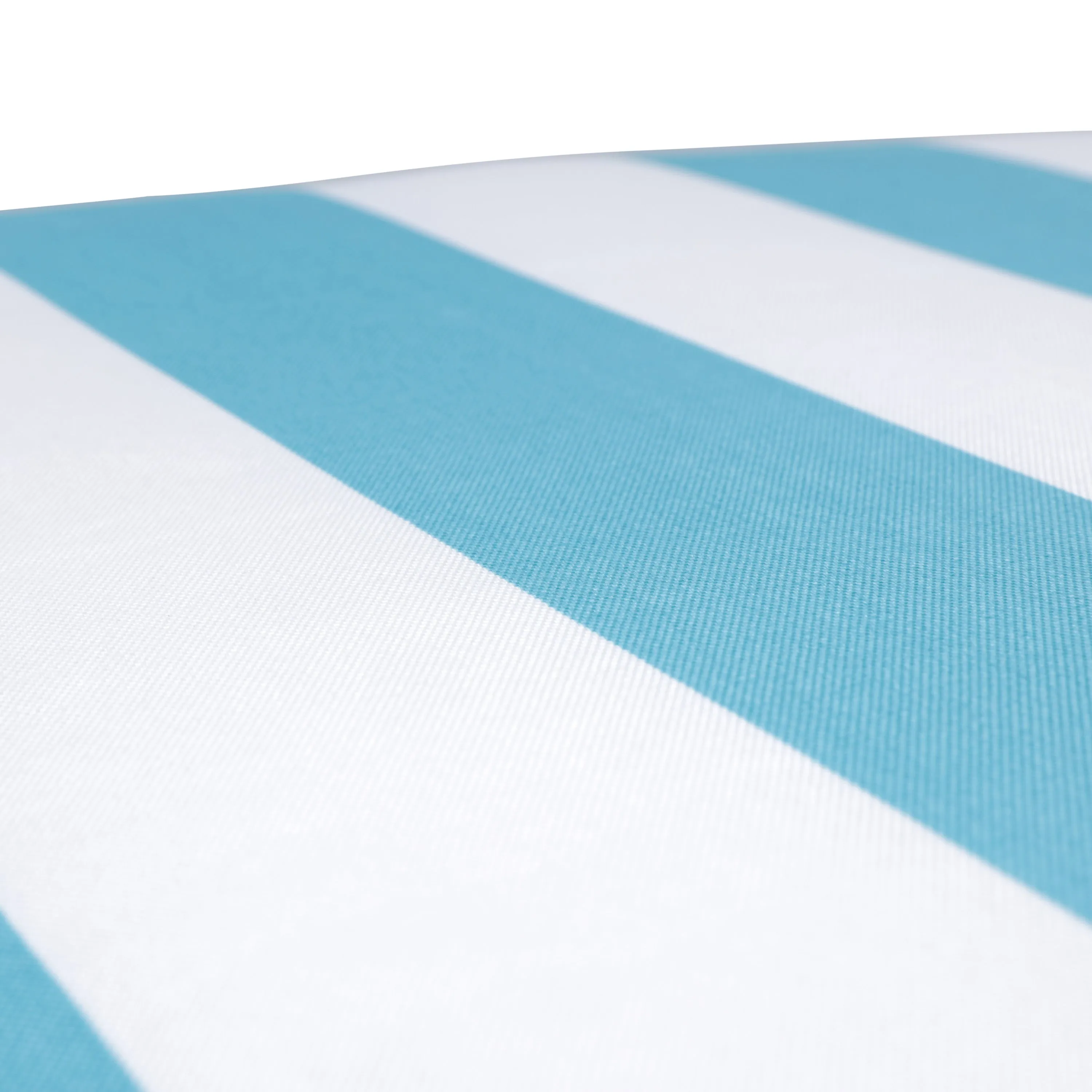 Cabana Stripe Turquoise Rectangular Throw Pillow (Set Of 2)