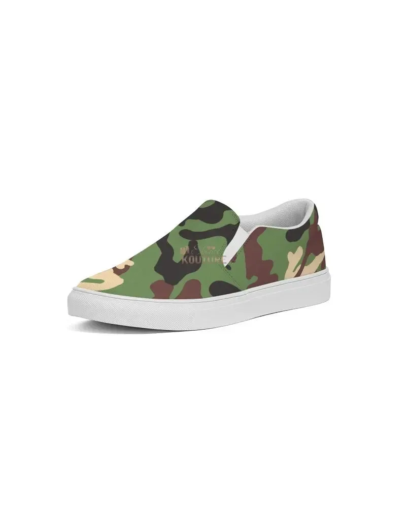 Camouflage  Women's Slip-On Canvas Shoe