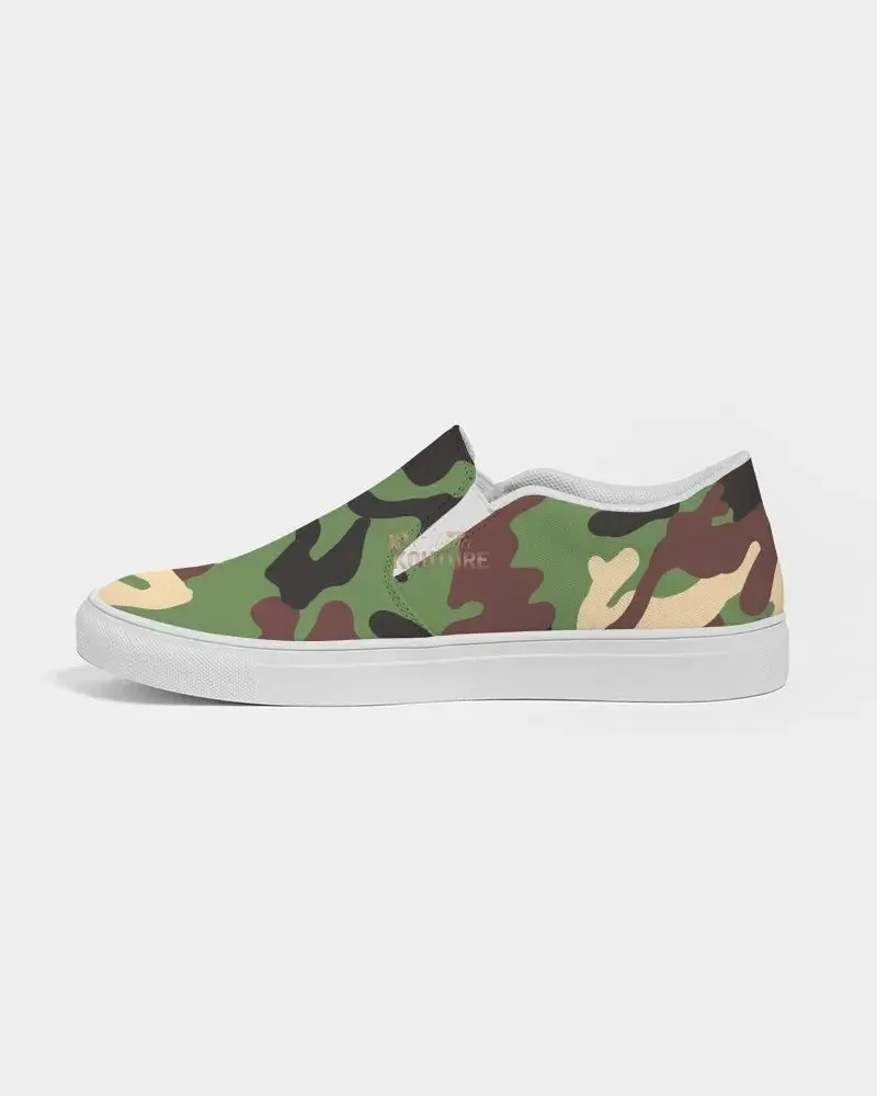 Camouflage  Women's Slip-On Canvas Shoe
