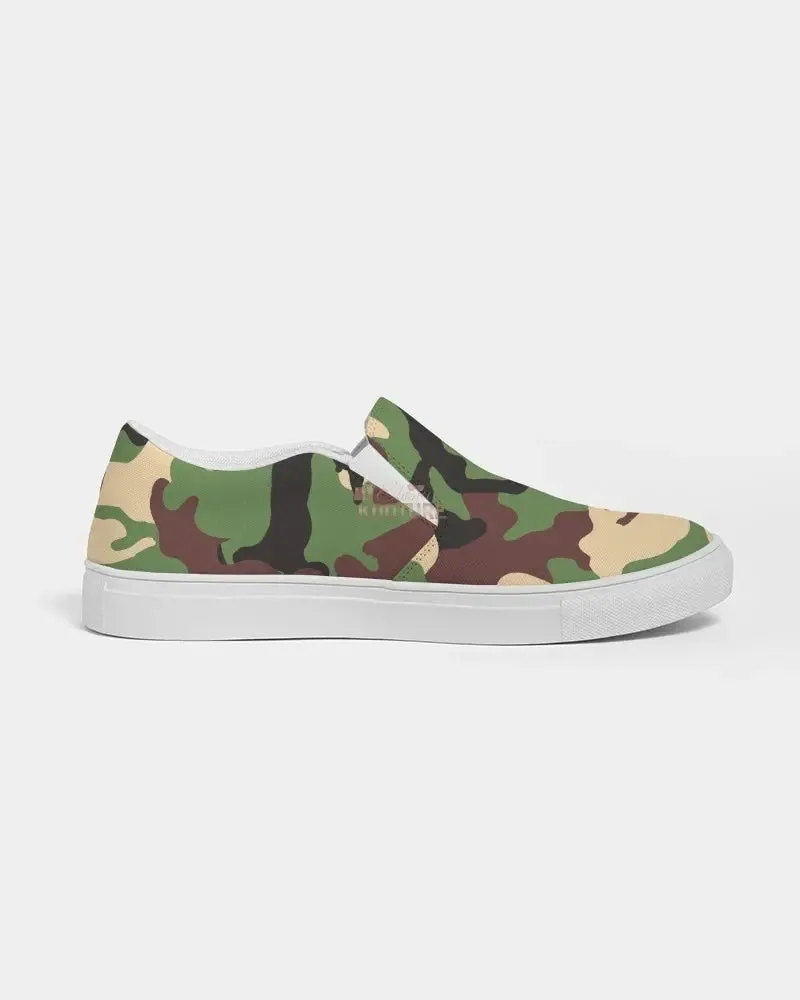Camouflage  Women's Slip-On Canvas Shoe