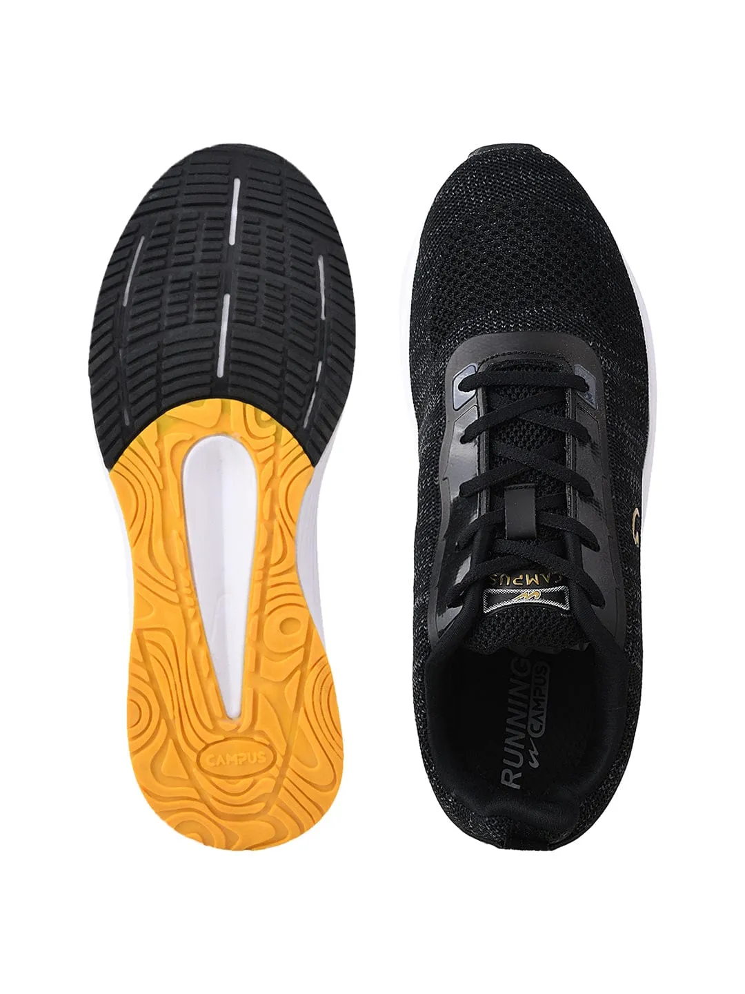 CAMP ZANE Black Men's Running Shoes