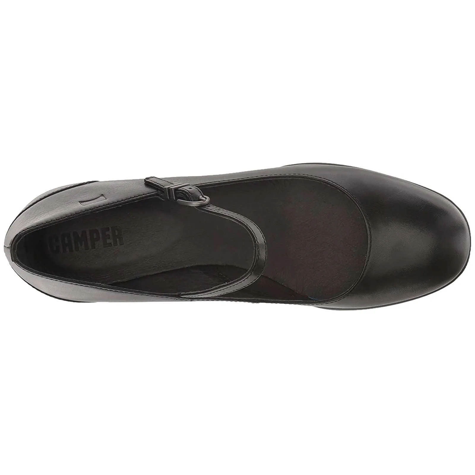 Camper Katie Calfskin Leather Women's Block Heel Shoes