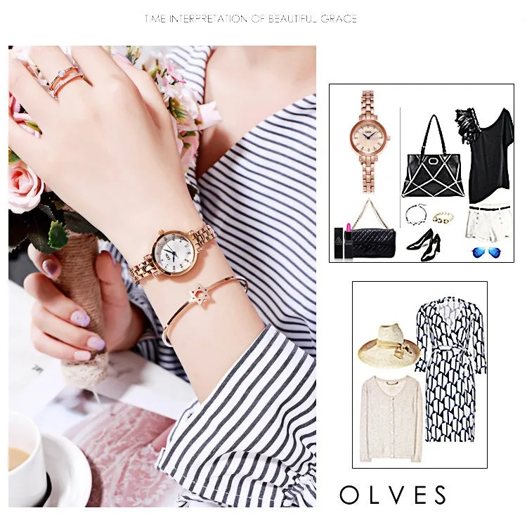 Casual Diamond Scale Women's Watch