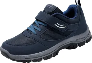 Casual Shoes for Men Men Casual Shoes Fashionable New Pattern Solid Color Simple Thick Sole Hook Loop Four Season