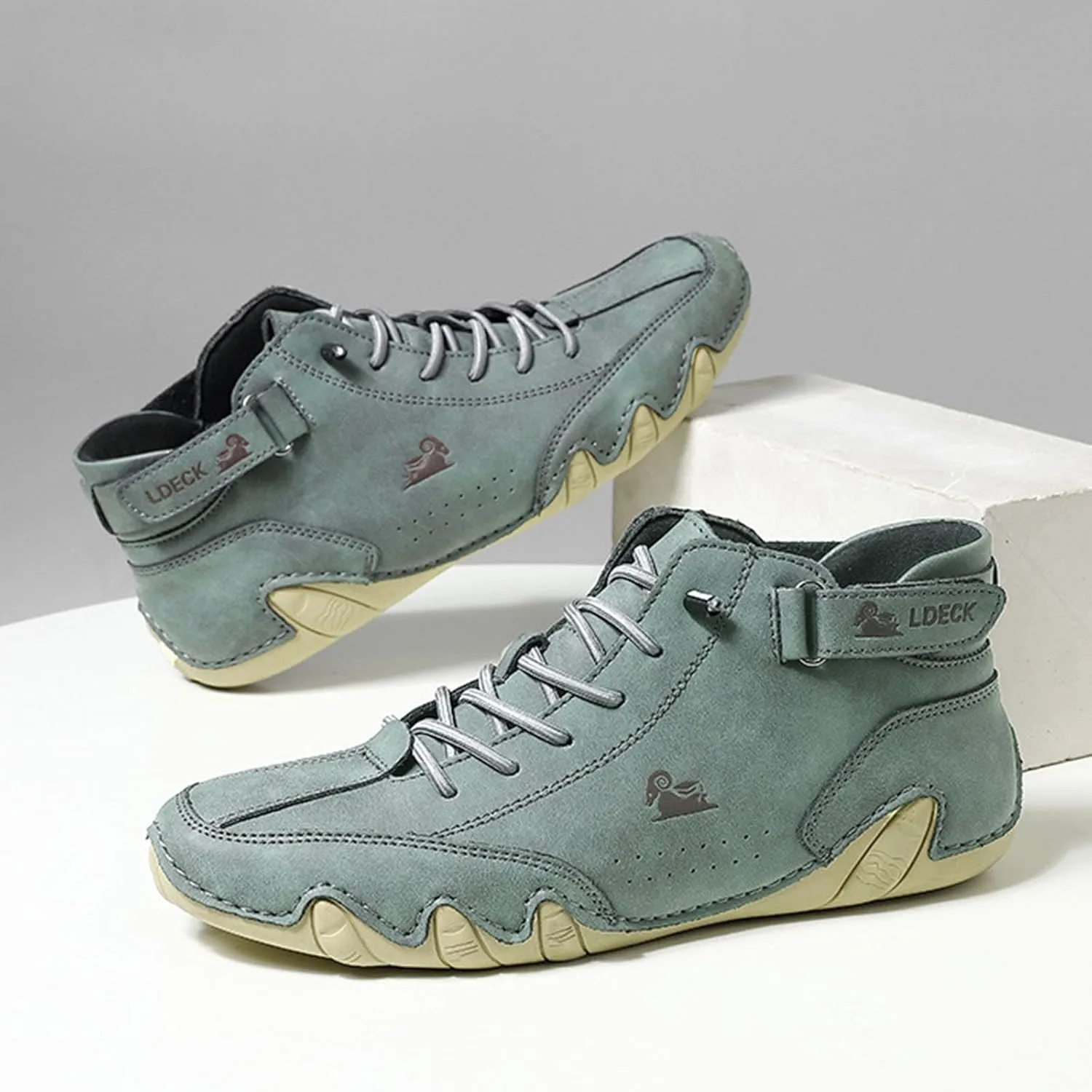 Casual Walking Shoes Boots Spring/Summer Border Popular High Top Men's Shoes Men's Casual Short Boots