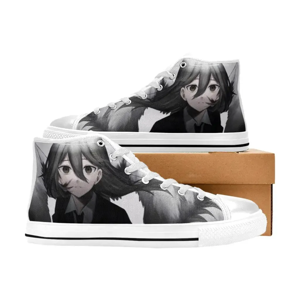 Chainsaw Man Angel Devil Shoes High Top Sneakers for Kids and Adults