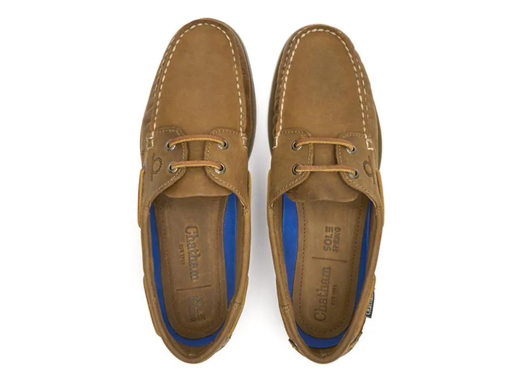 Chatham Mens Deck II G2 Deck Shoes in Walnut
