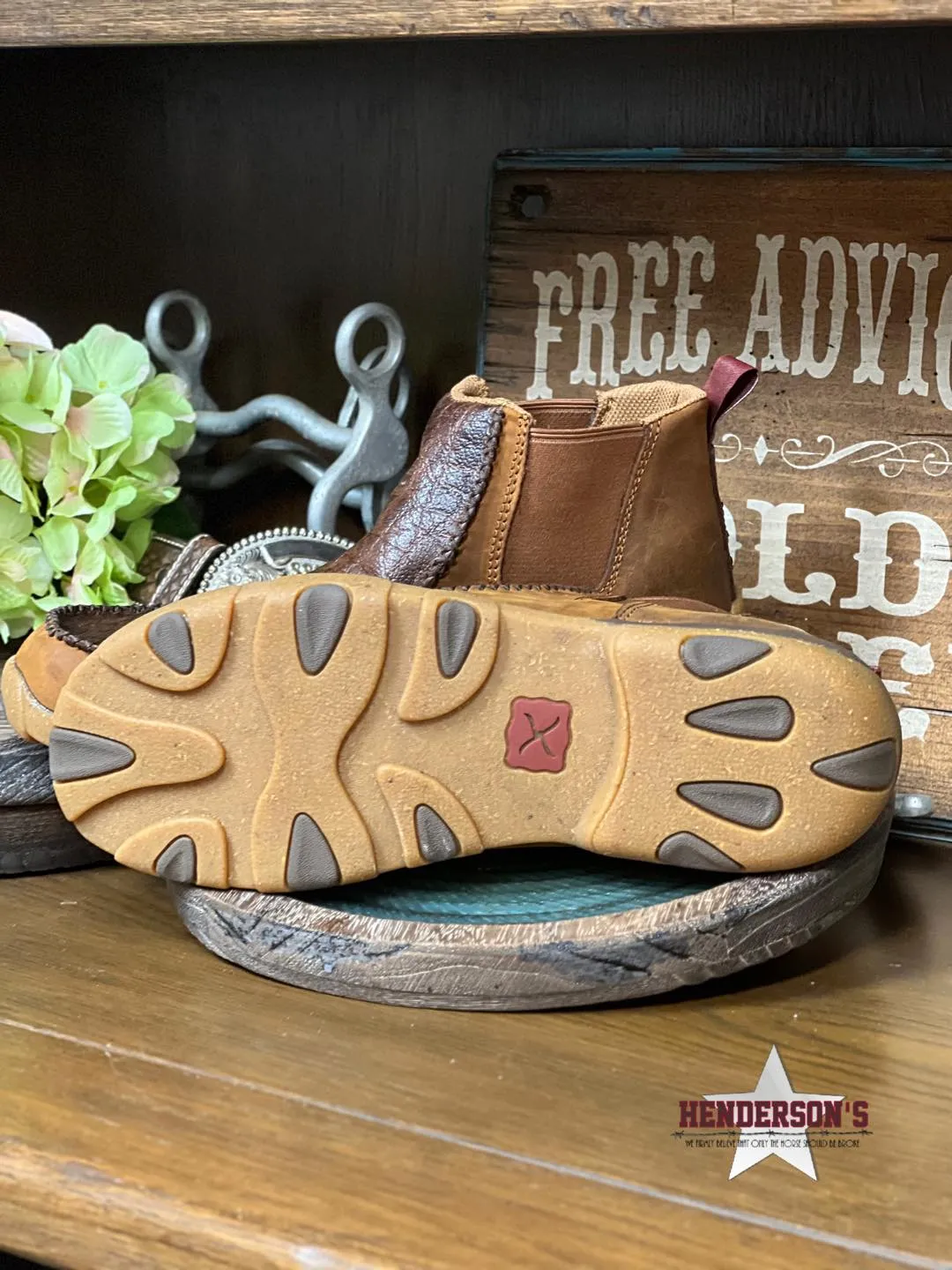 Chelsea Driving Moc by Twisted X ~ Tan & Spice