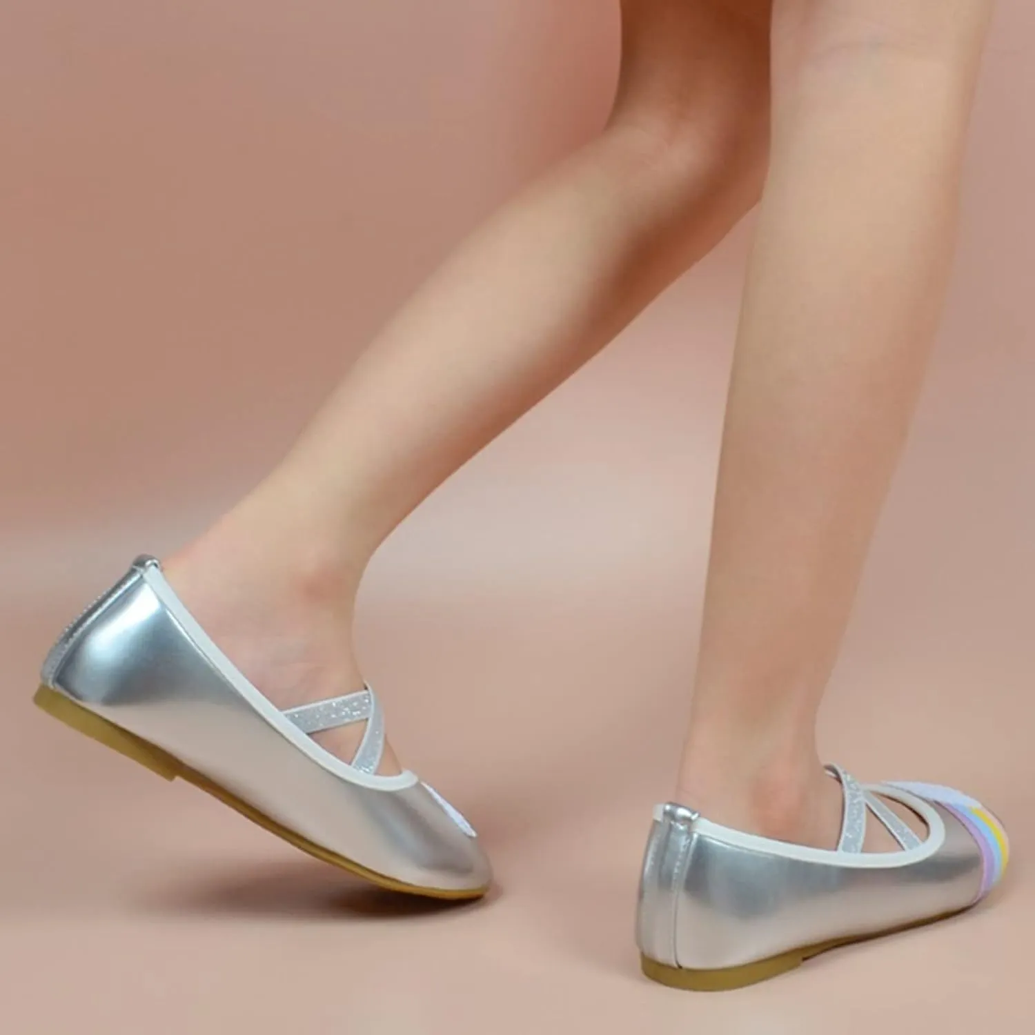 Children Shoes Flat Shoes Shoes with Sequins Bowknot Girls Dancing Shoes Baiyun Flat Shoes Kid Sneaker