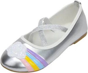 Children Shoes Flat Shoes Shoes with Sequins Bowknot Girls Dancing Shoes Baiyun Flat Shoes Kid Sneaker