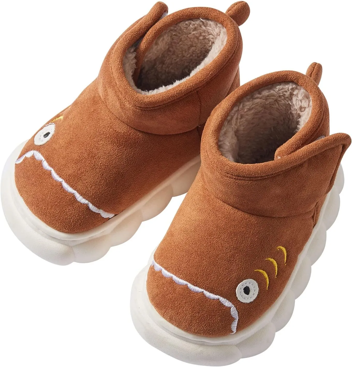 Children Snow Boots for Boys and Girls Cute Plush Girls Boots Wide Width Girls Flat Ankle Boots