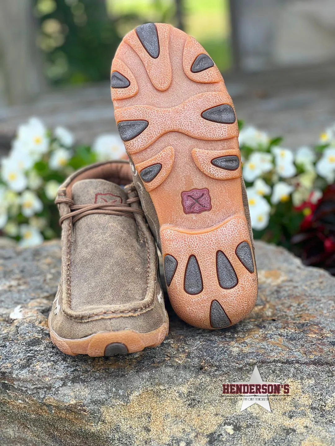 Chukka Driving Moc by Twisted X ~ Ivory Scroll