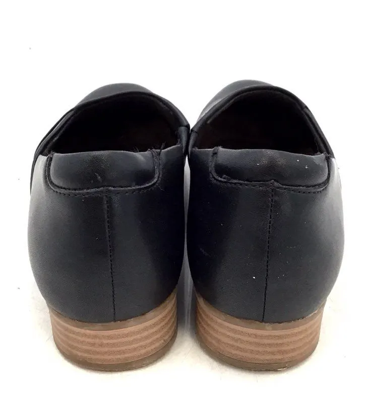 Clarks Women's Juliet Palm Black Casual Loafer Shoes - Size 7M