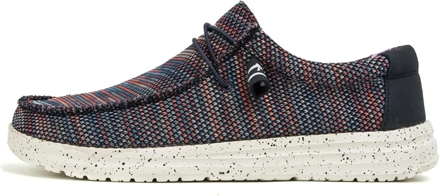 Classic Loafers for Men Comfort,Casual Comfy Canvas Men's Loafers & Slip-ons,Lightweight & Breathable Mesh Mens Boat Shoes,All Weather Rubber Soles