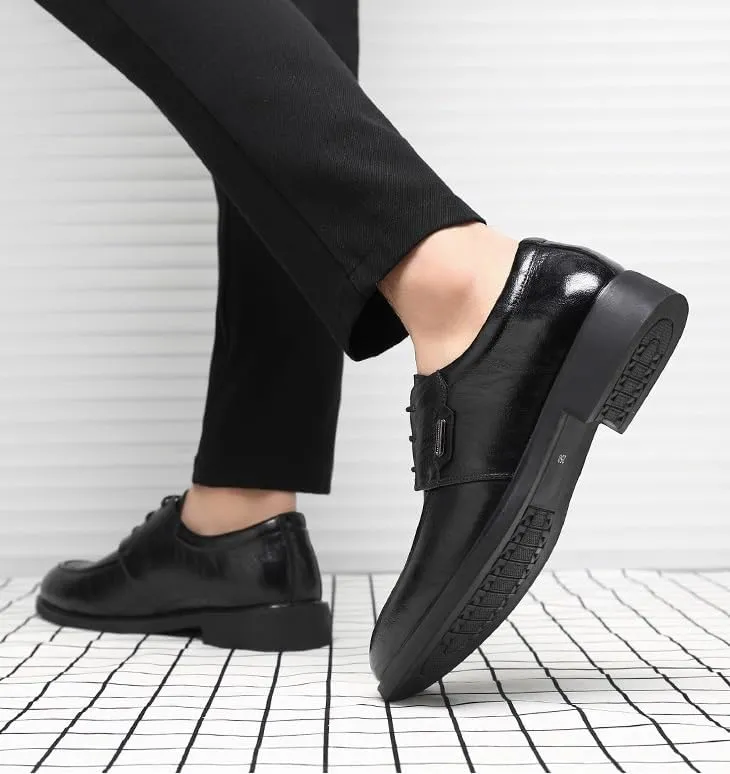 Classic Men's Dress Shoes Men Patent Leather Formal Business Oxford Shoes