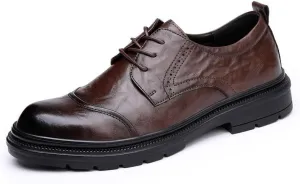 Classic Men's Dress Shoes Mens Lace-up Patent Leather Tuxedo Shoes Fashion Casual Sneakers for Men