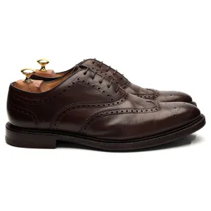 'Clifford' Brown Leather Oxford Brogue UK 9.5 G