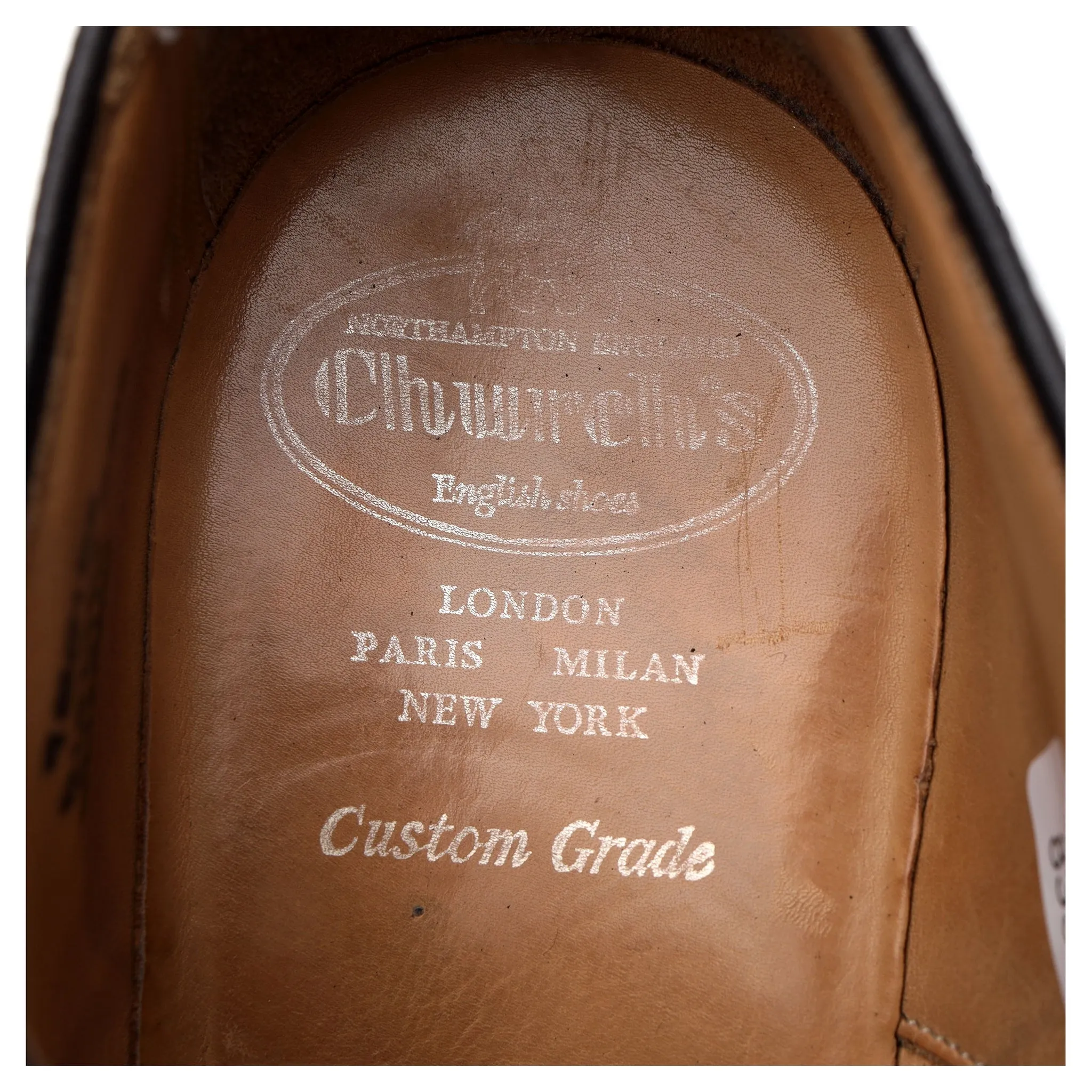 'Clifford' Brown Leather Oxford Brogue UK 9.5 G