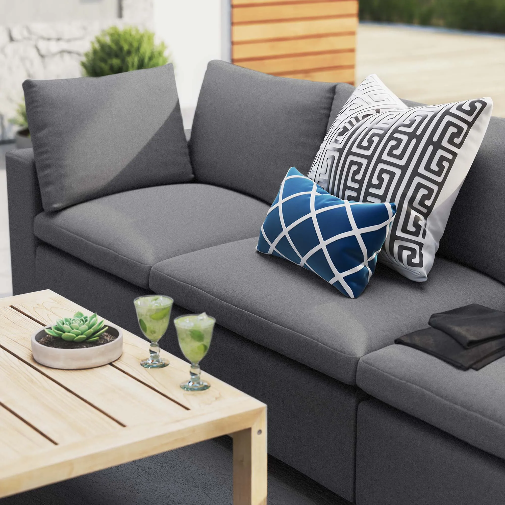 Commix Sunbrella® Outdoor Patio Sofa by Modway