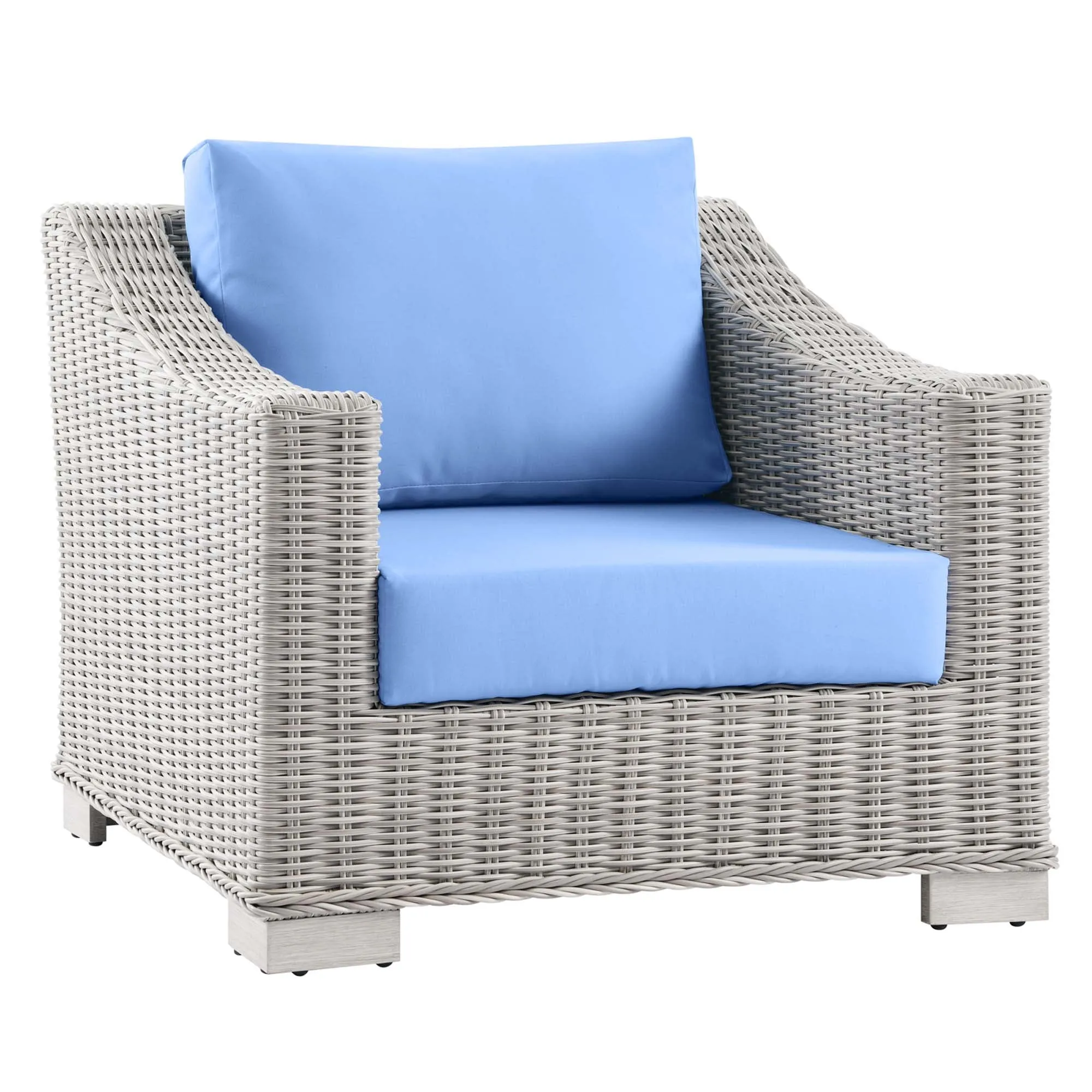Conway Outdoor Patio Wicker Rattan Armchair by Modway