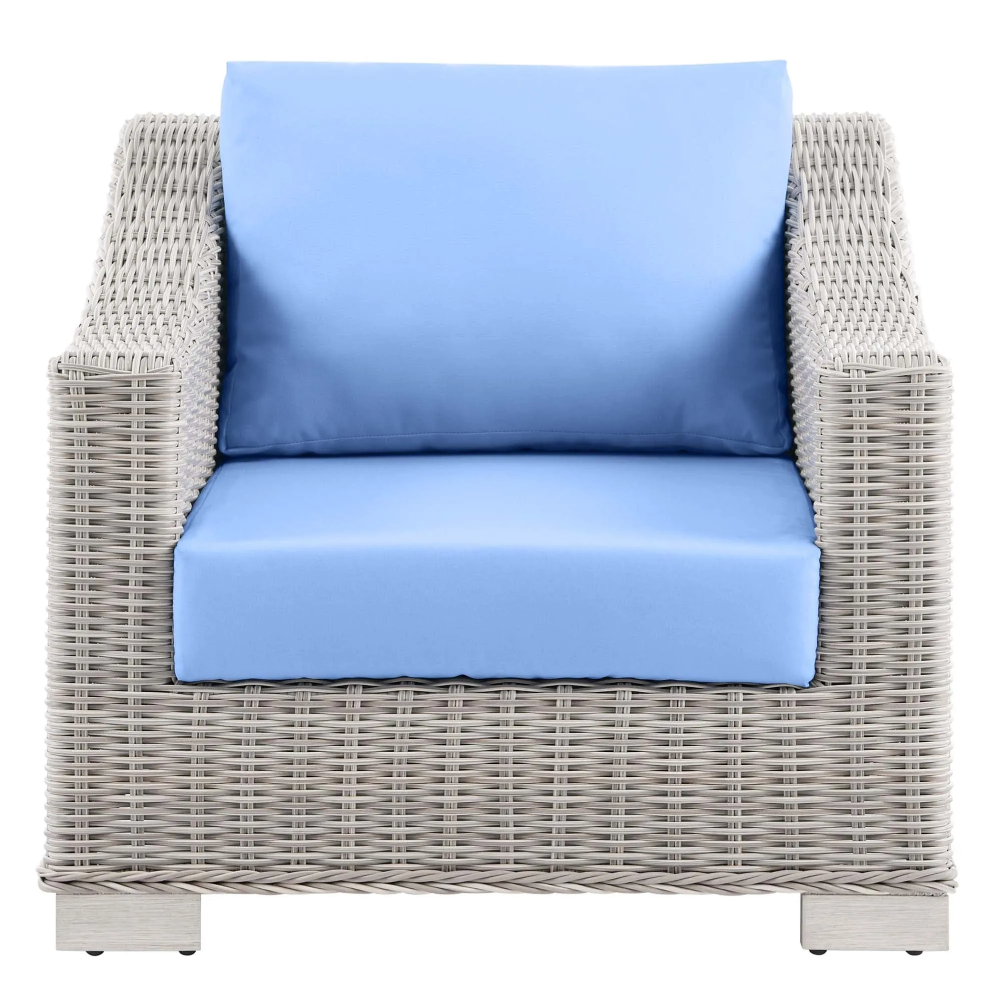 Conway Outdoor Patio Wicker Rattan Armchair by Modway