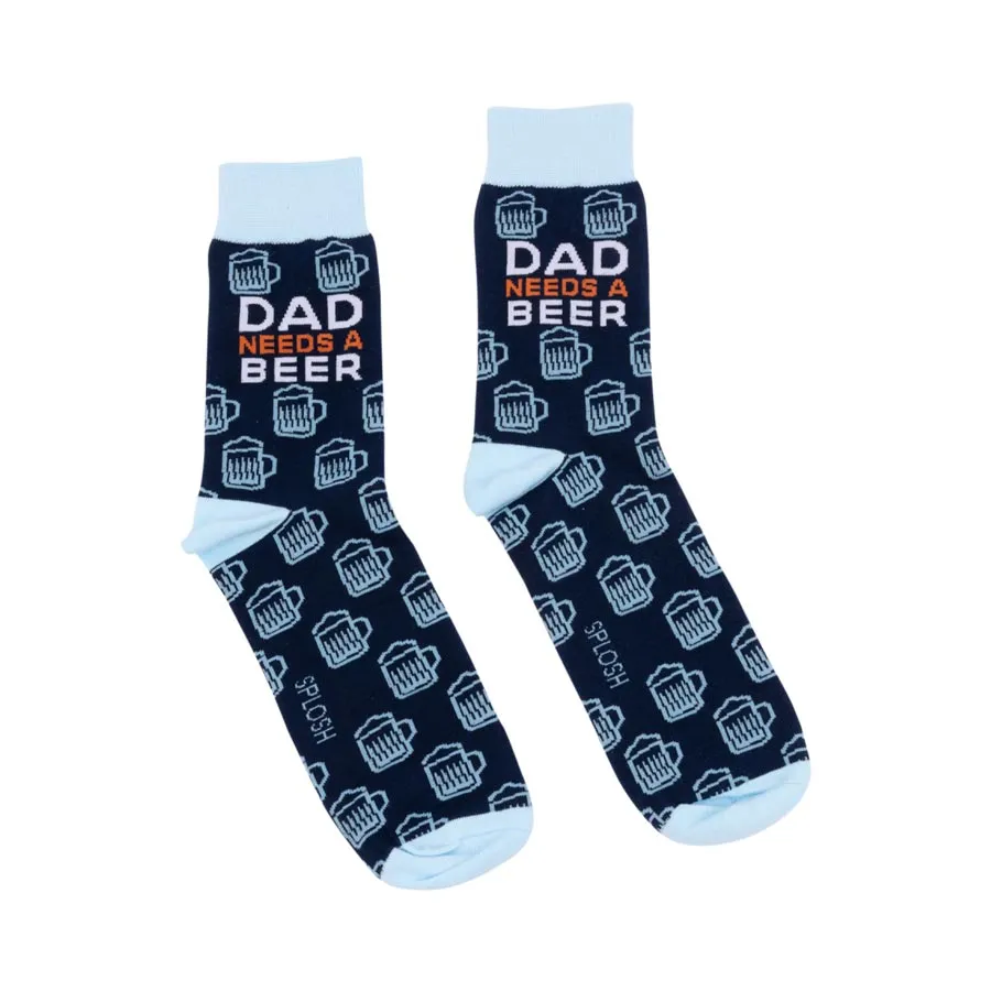 Dad Needs A Beer Socks