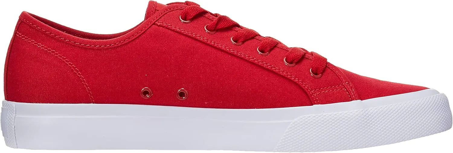 DC Men's Manual Low Top Vegan Friendly Casual Skate Shoe