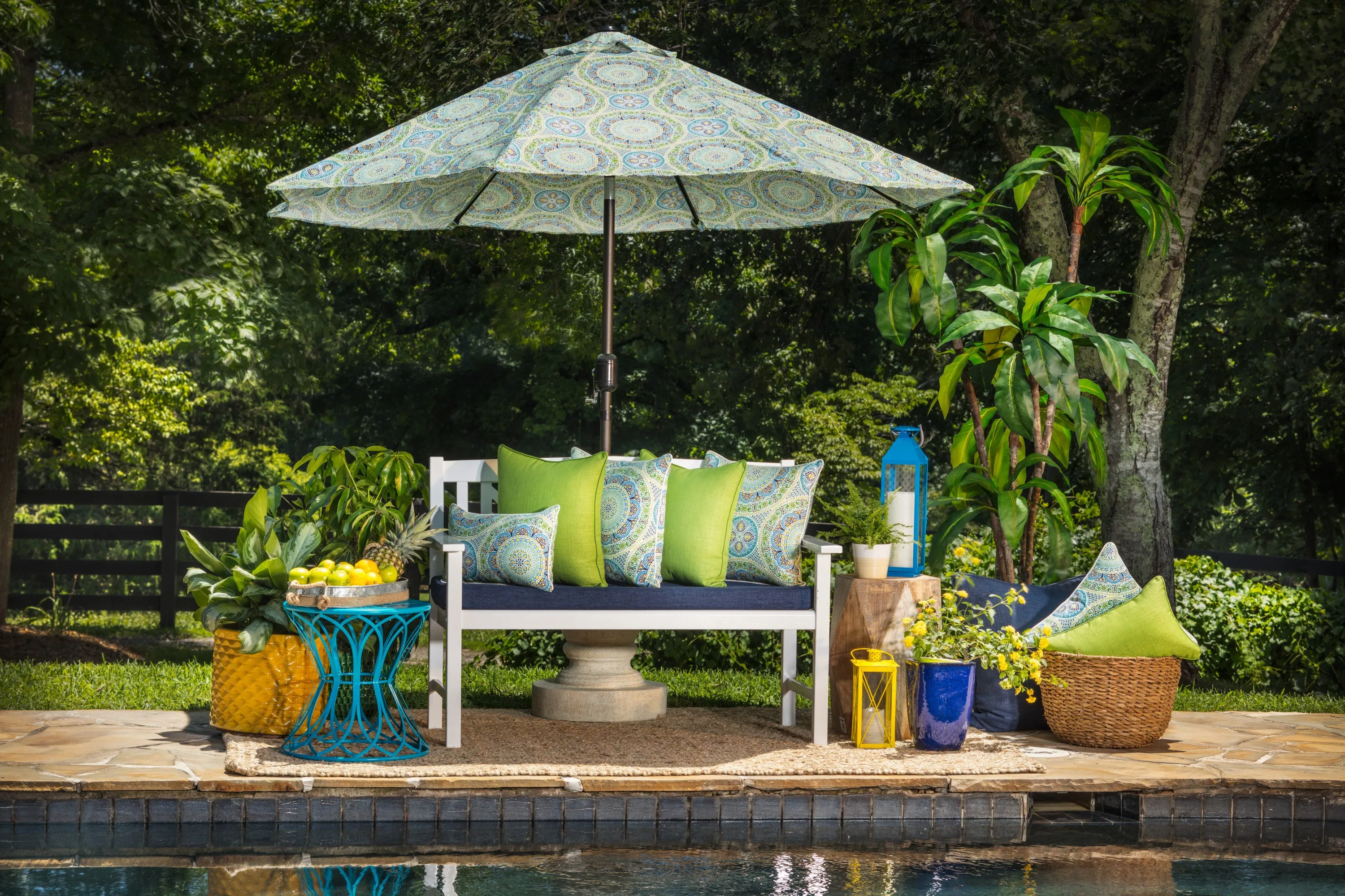 Delancey Lagoon 18.5-Inch Throw Pillow (Set Of 2)