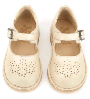 Delilah Vanilla Baby Leather Mary Jane Shoes