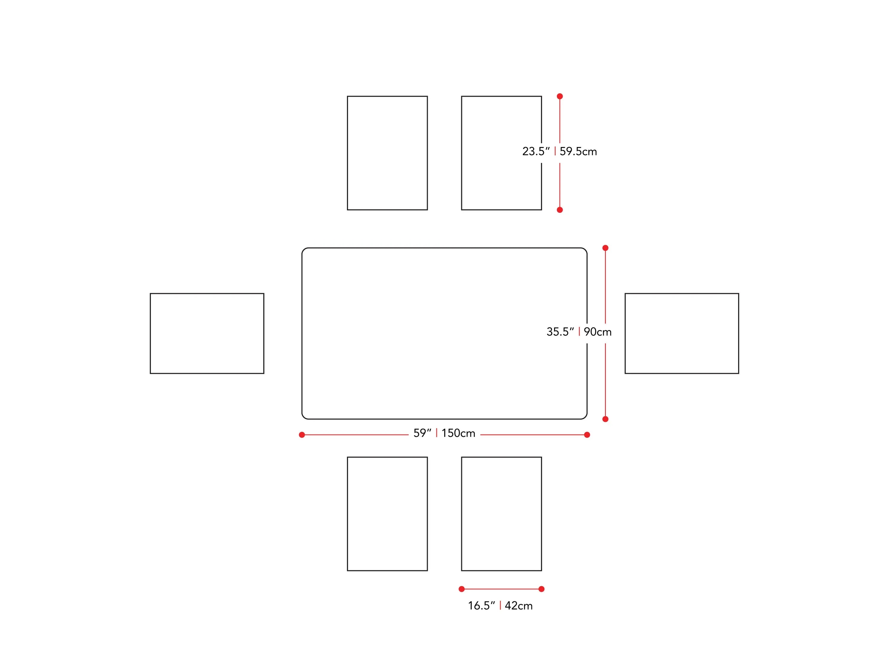 Dining Set, 7pc