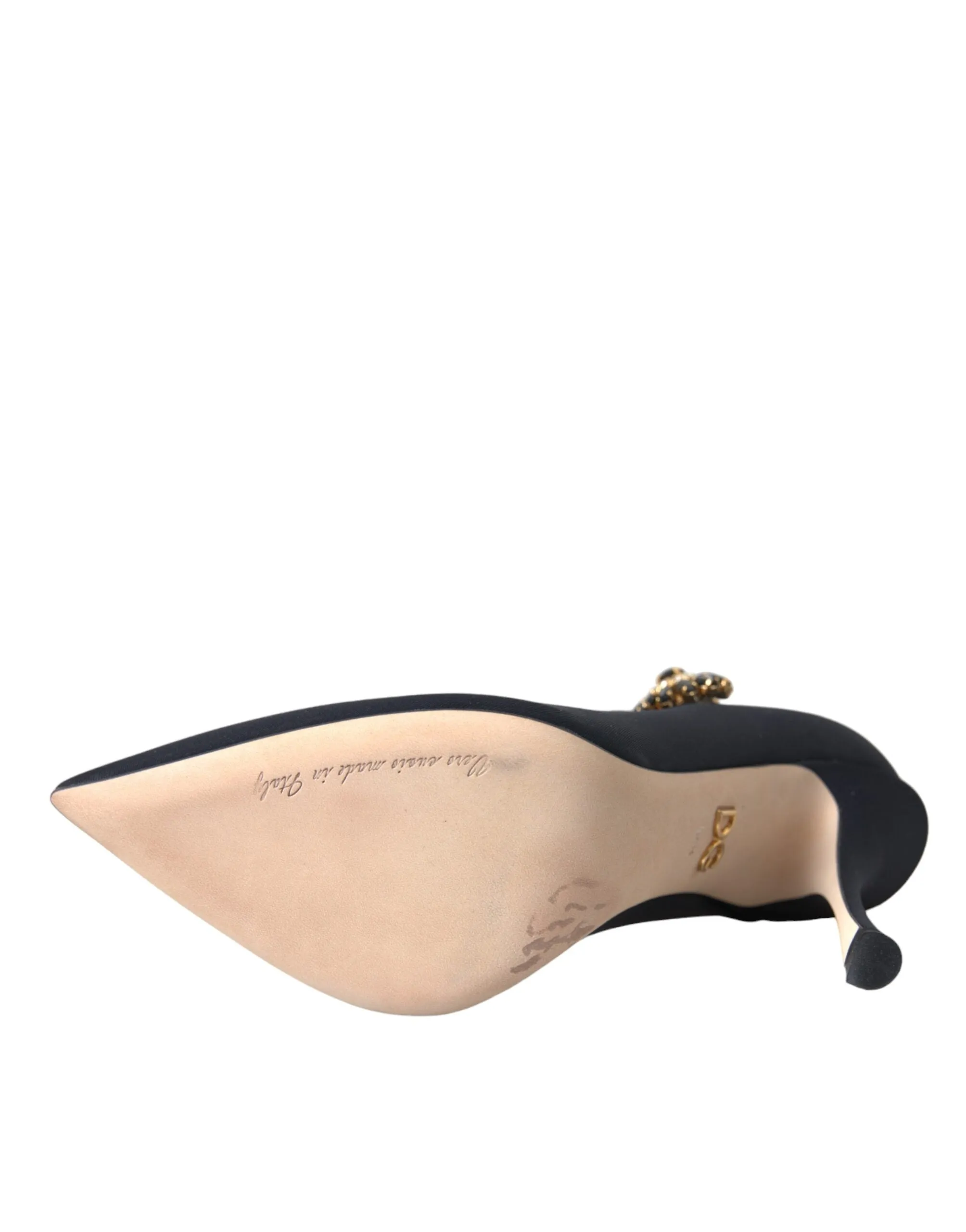 Dolce & Gabbana Black Lori Mary Janes In Stretch Jersey