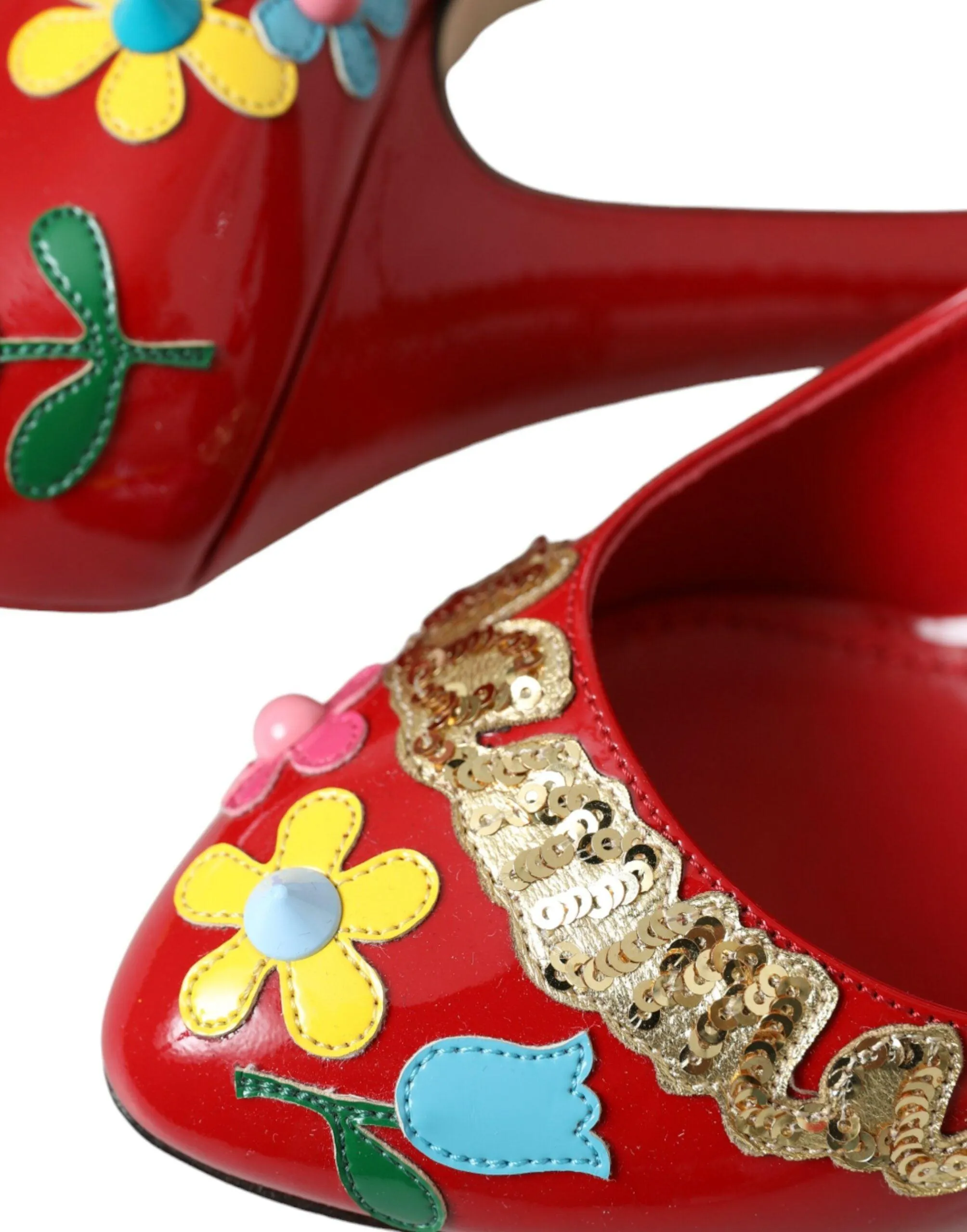Dolce & Gabbana Red Patent Leather Pumps